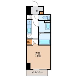 MISTRAL姫路駅前Ⅵ東駅前町の物件間取画像